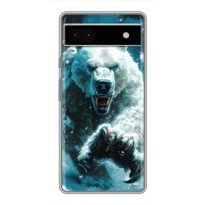 Чохол з принтом «Полярний ведмідь» для Google Pixel 6a