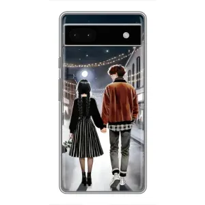 Чохол з дизайном Венздей 2 на Google Pixel 6a (Венздей та Тайлер)