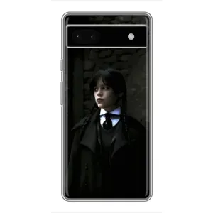 Чохол з дизайном Венздей 2 на Google Pixel 6a (Темний стиль Венздей)