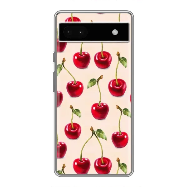Чехол с принтом «Вишня» для Google Pixel 6a Чехол с принтом «Вишня» для Google Pixel 6a