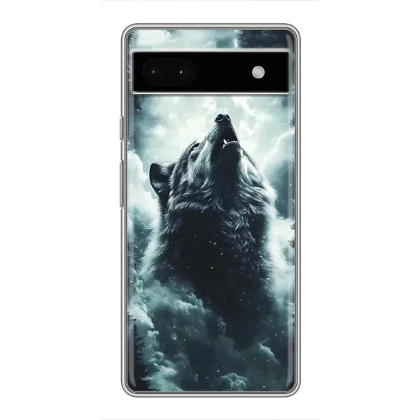 Чохол з принтом «Вовк у хмарах» для Google Pixel 6a Чохол з принтом «Вовк у хмарах» для Google Pixel 6a