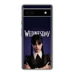 Чохли Венсдей на Google Pixel 6a Уенсдей (AlphaPrint) (Wednesday)