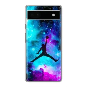 Чохли для Google Pixel 6a - з картинкою JORDAN (AlphaPrint) (Яскравий Джордан)