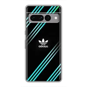 Чохли Адидас для Google Pixel 7 Pro (AlphaPrint) (Адідас з полосами)