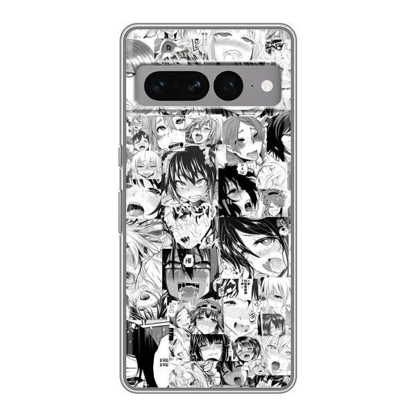 Чехол с принтом «Ahegao manga» для Google Pixel 7 Pro