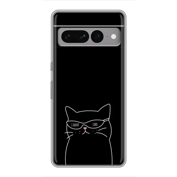 Чохол з принтом «Байдужий кіт» для Google Pixel 7 Pro