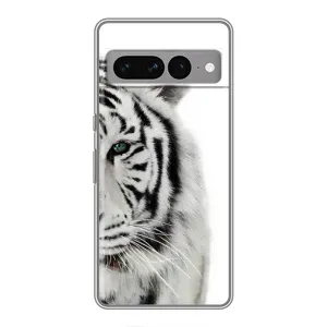 Чохли з картинкою животних Google Pixel 7 Pro (Білий Тигр)