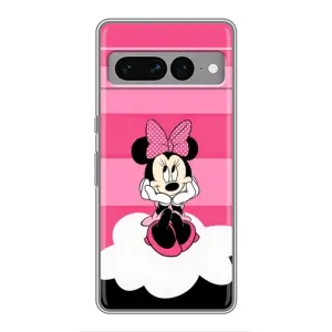 Эксклюзивный чехол для Google Pixel 7 Pro (AlphaPrint - Мультяшные) (Девочка Maus)