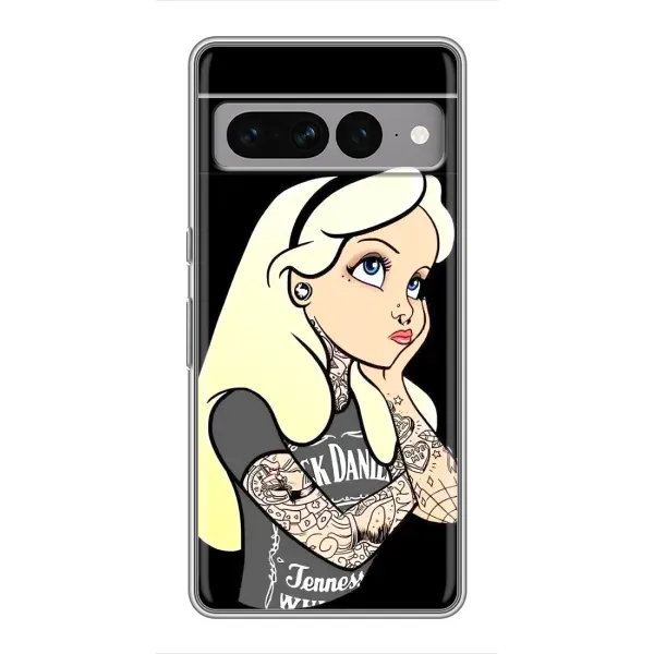 Чохол з принтом «Дівчина в тату» для Google Pixel 7 Pro