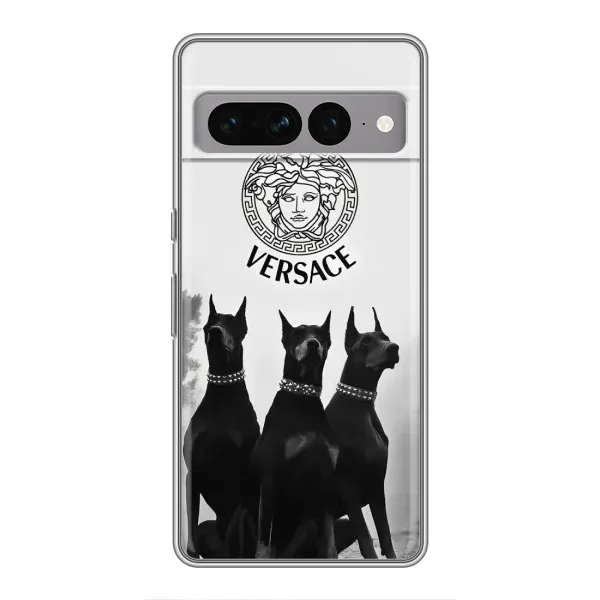 Чехол с принтом «Доберман Версаче» для Google Pixel 7 Pro Чехол с принтом «Доберман Версаче» для Google Pixel 7 Pro