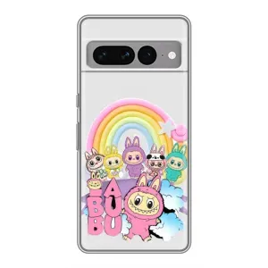 Чехол с принтом «Фон Лабубу» для Google Pixel 7 Pro