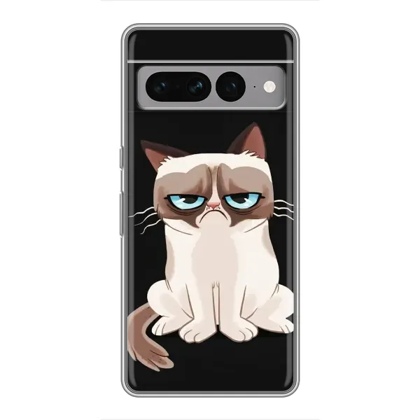 Чехол с принтом «Грустный кот» для Google Pixel 7 Pro Чехол с принтом «Грустный кот» для Google Pixel 7 Pro