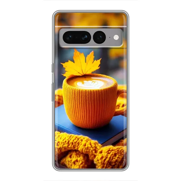 Чехол с принтом «Кофе на желтом пледе» для Google Pixel 7 Pro Чехол с принтом «Кофе на желтом пледе» для Google Pixel 7 Pro