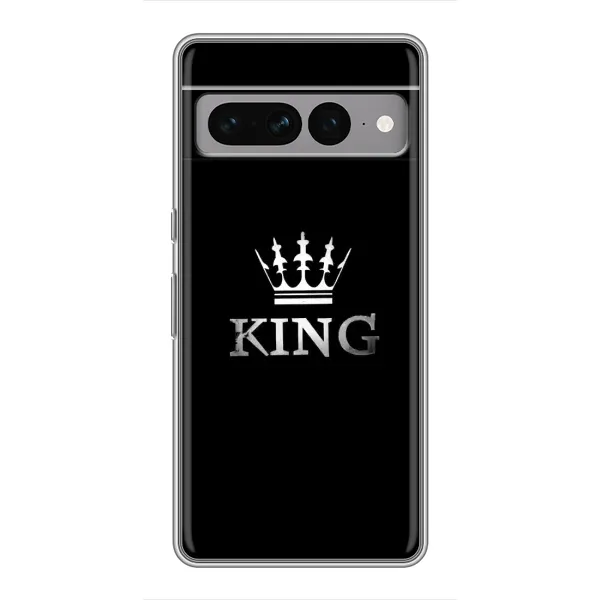 Чехол с принтом «KING» для Google Pixel 7 Pro
