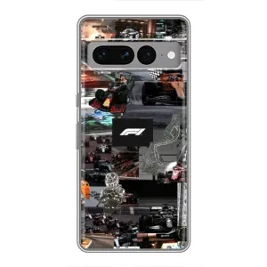 Чохол Формула1 на Google Pixel 7 Pro (Гоночний колаж Ф1)
