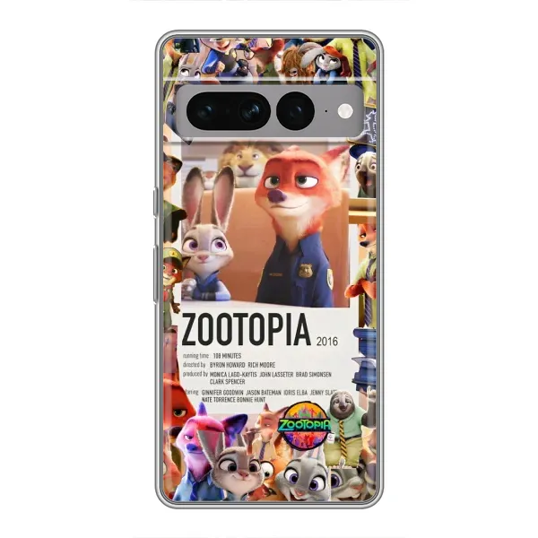 Чохол з принтом «Постер Зоотрополіс» для Google Pixel 7 Pro Чохол з принтом «Постер Зоотрополіс» для Google Pixel 7 Pro