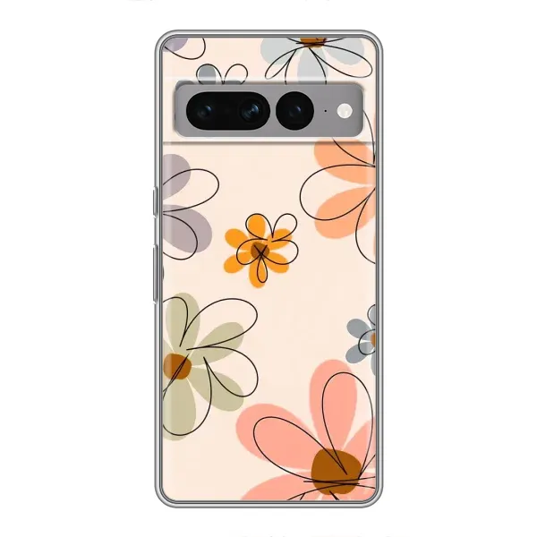 Чохол з принтом «Кольорові квіти» для Google Pixel 7 Pro Чохол з принтом «Кольорові квіти» для Google Pixel 7 Pro