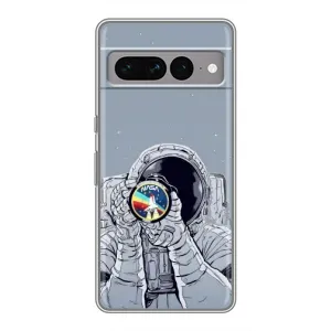 Чохол NASA для Google Pixel 7 Pro (AlphaPrint) (Космонавт фото)