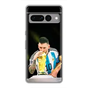 Чохли для Google Pixel 7 Pro (Leo чемпіон) (AlphaPrint) (Кубок Мессі)