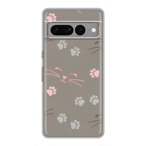 Чохол з принтом «Лапи і вуса» для Google Pixel 7 Pro
