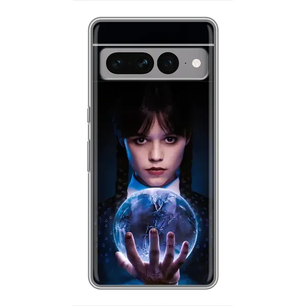 Чехол с принтом «Магическая сфера Уэнздей» для Google Pixel 7 Pro Чехол с принтом «Магическая сфера Уэнздей» для Google Pixel 7 Pro