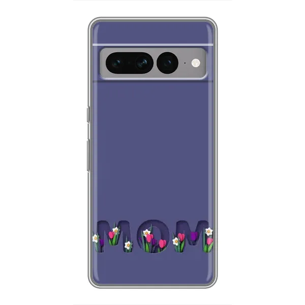 Чехол с принтом «Мама в цветах» для Google Pixel 7 Pro