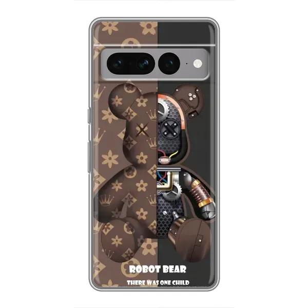 Чехол с принтом «Медведь Луи Витон» для Google Pixel 7 Pro