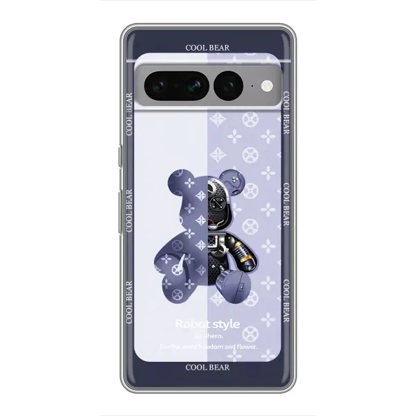 Чехол с принтом «Медвежонок LV» для Google Pixel 7 Pro