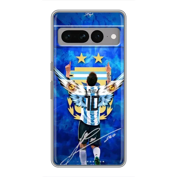 Чохол з принтом «Мессі Аргентина» для Google Pixel 7 Pro Чохол з принтом «Мессі Аргентина» для Google Pixel 7 Pro