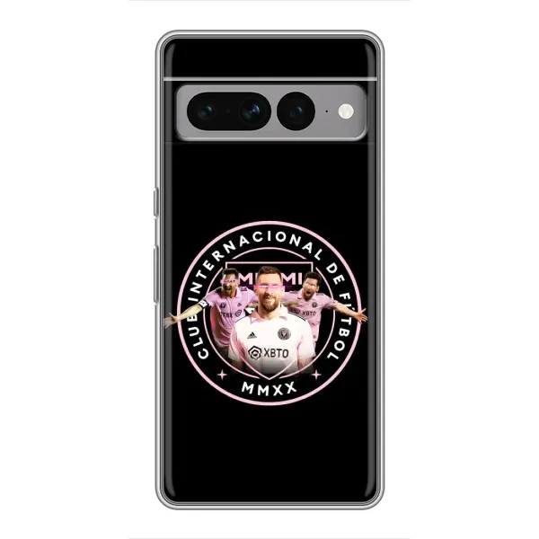 Чехол с принтом «Месси в лого» для Google Pixel 7 Pro Чехол с принтом «Месси в лого» для Google Pixel 7 Pro