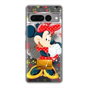 Чохол Disney Mouse Google Pixel 7 Pro (PREMIUMPrint) (Minni з бантіком)