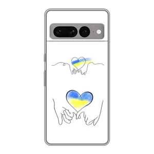 Чохол для Патріота України Google Pixel 7 Pro - (AlphaPrint) (Мир Україні)