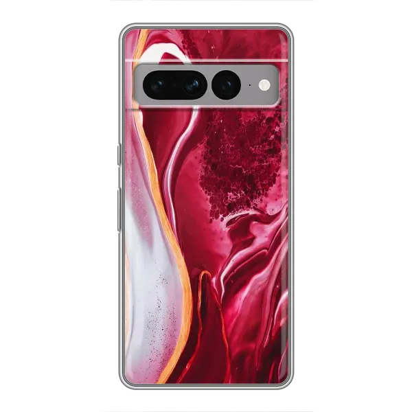 Чехол с принтом «Мрамор красный» для Google Pixel 7 Pro Чехол с принтом «Мрамор красный» для Google Pixel 7 Pro