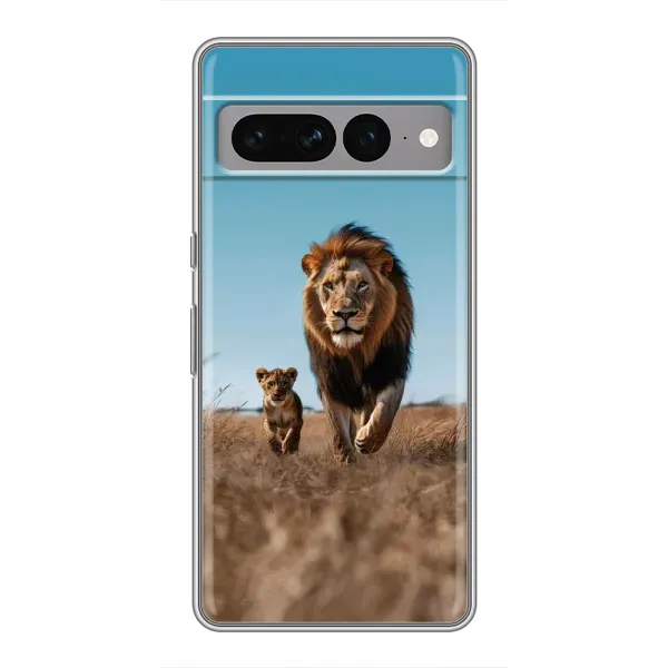 Чохол з принтом «Мусафа та Сімба» для Google Pixel 7 Pro