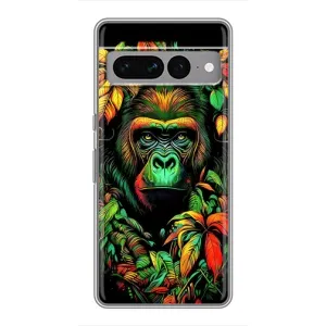 Чехол с принтом «Обезьяна в тропиках» для Google Pixel 7 Pro
