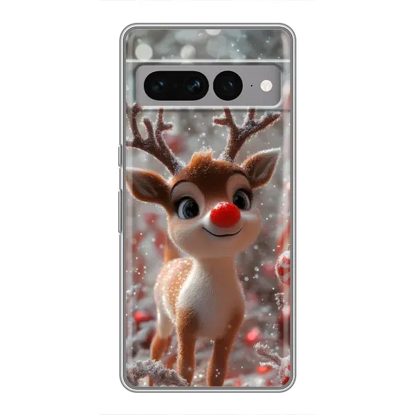 Чехол с принтом «Олень с носом» для Google Pixel 7 Pro Чехол с принтом «Олень с носом» для Google Pixel 7 Pro