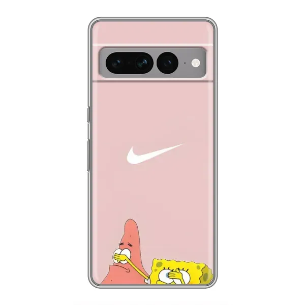 Чохол з принтом «Патрік і Губка» для Google Pixel 7 Pro