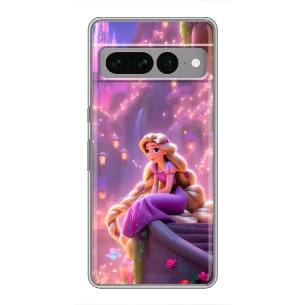 Чохол з принтом «Рапунцель у замку» для Google Pixel 7 Pro