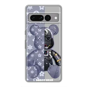 Крутые Чехлы Луи Виттон для Google Pixel 7 Pro (AlphaPrint) (Робот Мишка)