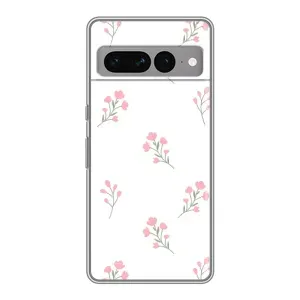 Чохол з принтом «Рожеві квіти» для Google Pixel 7 Pro