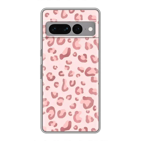 Чохол з принтом «Рожевий леопард» для Google Pixel 7 Pro