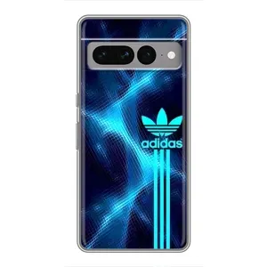 Чохли Адидас для Google Pixel 7 Pro (AlphaPrint) (Синій Адідас)