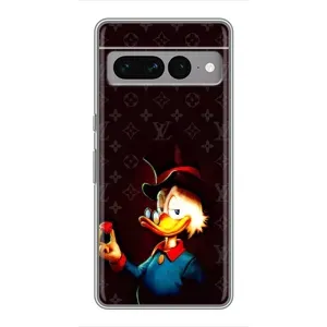 Чехлы для Google Pixel 7 Pro - Скрудж МакДак Louis Vuitton (PREMIUMPrint) (Скрудж с бриллиантом)