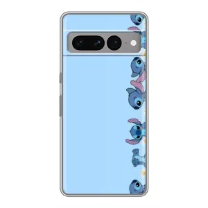Чохол з принтом Стіч на Google Pixel 7 Pro (Стіч фон)