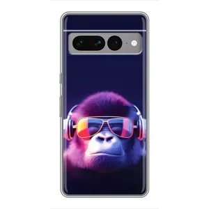Чехол с принтом «Стильная обезьяна» для Google Pixel 7 Pro