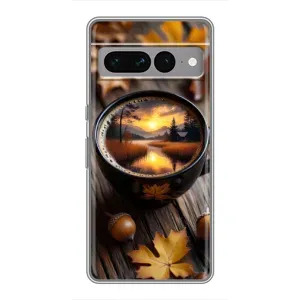 Чехол с принтом «Темный кофе» для Google Pixel 7 Pro