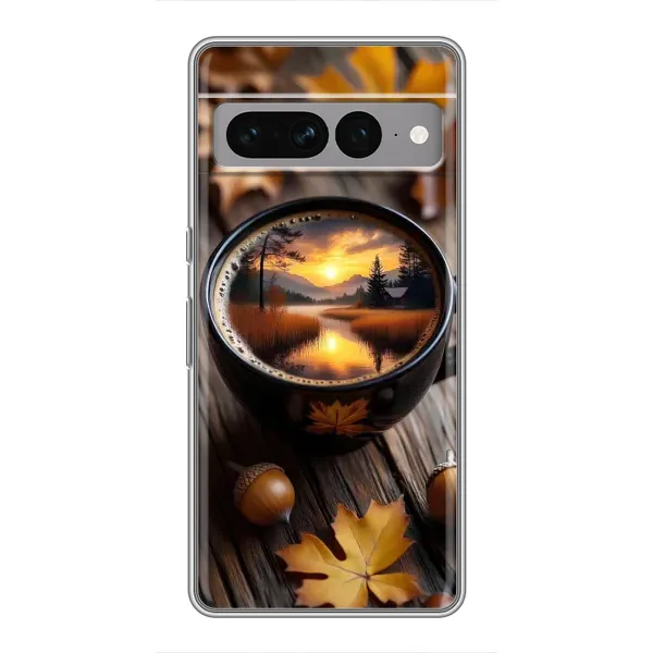 Чехол с принтом «Темный кофе» для Google Pixel 7 Pro Чехол с принтом «Темный кофе» для Google Pixel 7 Pro