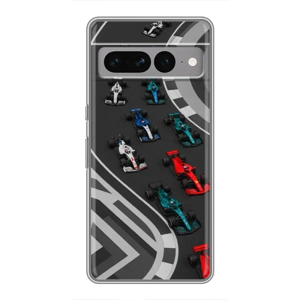 Чохол з принтом «Траса Ф1» для Google Pixel 7 Pro