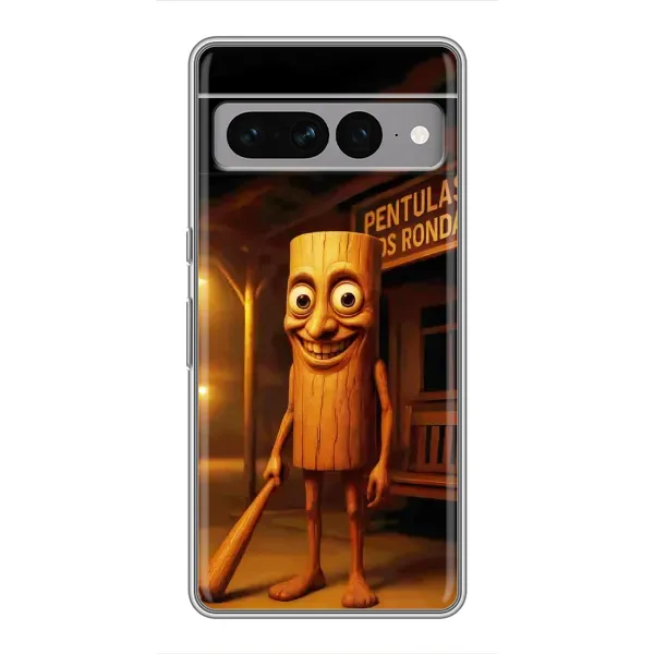Чохол з принтом «Тунг тунг сахур» для Google Pixel 7 Pro Чохол з принтом «Тунг тунг сахур» для Google Pixel 7 Pro