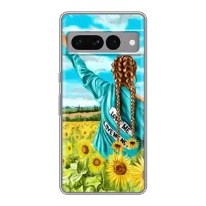 Чохол для Патріота України Google Pixel 7 Pro - (AlphaPrint) (Україночка)